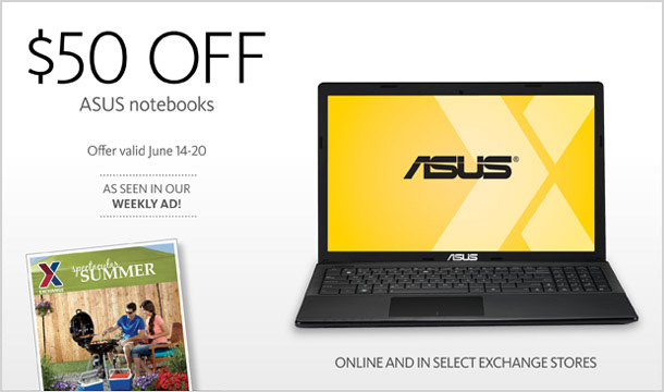 $50 Off ASUS Notebooks