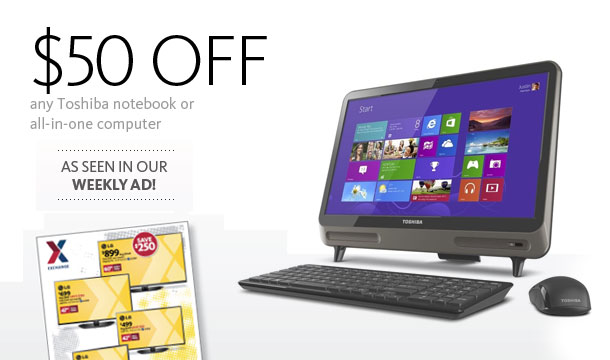 $50 Off Toshiba